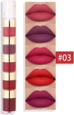 ⁦L&Wen Cmaadu 20 Colors Liquid Lipstick Set, Matte Finish, Long-Lasting, Highly Pigmented, Non-Sticky, Waterproof Lip Gloss Collection for Women, Makeup Gift Set⁩ - الصورة ⁦4⁩