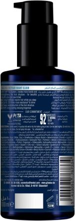 Schwarzkopf Gliss Night Elixir Overnight Repair, 100ml - الصورة 2