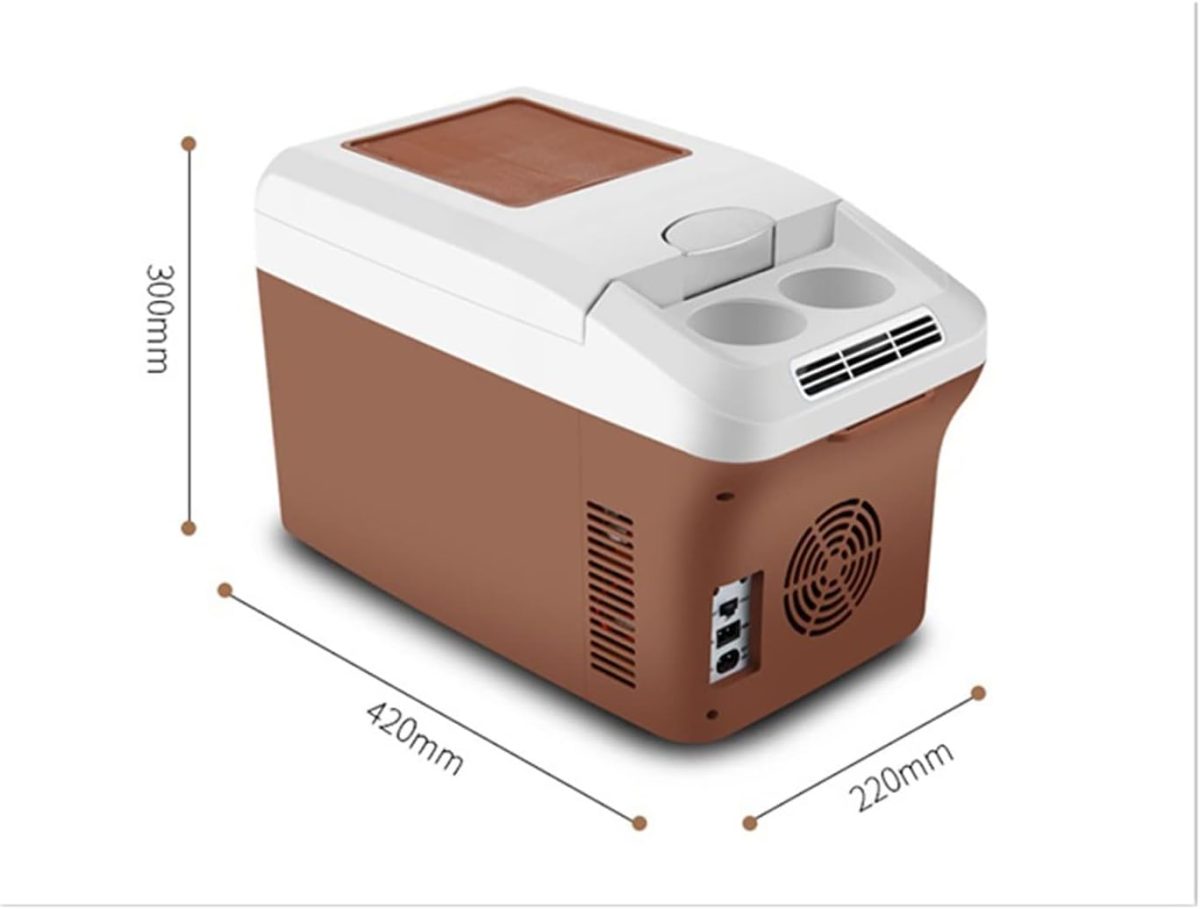 ⁦QBNZAXC Mini fridge Auto Refrigerator Car Home Mini Fridge Portable Freezer Cooler Rear Trunk Food Cooling Warming⁩ - الصورة ⁦6⁩