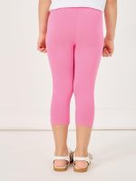⁦Styli Girls Elastic Waistband Basic Capri Length Leggings⁩ - الصورة ⁦5⁩