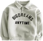 L&Wen Boys Long Sleeve Polo Shirt