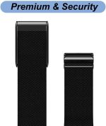 ⁦Replacement Bands for Whoop 4.0 - Comfortable & Durable Nylon Knit Wristband, Breathable Design for Fitness & Activity Tracker, Compatible with Whoop 4.0 for Men & Women⁩ - الصورة ⁦5⁩