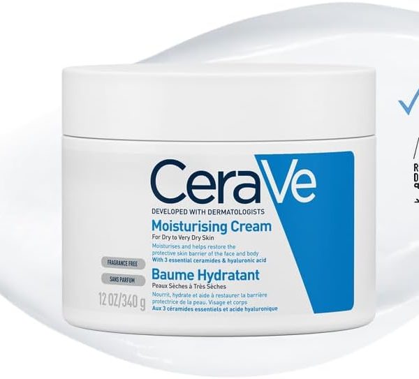 سيرافي الكريم المرطّب | ترطيب ل٤۸ ساعة للجسم و الوجه للبشرة الجافة إلى شديدة الجفاف مع حمض الهيالورونيك السيراميد خالي من العطور ۳٤۰ ج