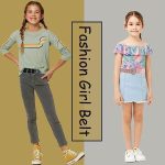 ⁦Bukela 5 Pieces Girls Fashion Belt PU Leather Belts Cute Heart Shape With Metal Buckle Elastic Stretch Adjustable Waist Belt for Girls Jeans Dress⁩ - الصورة ⁦2⁩