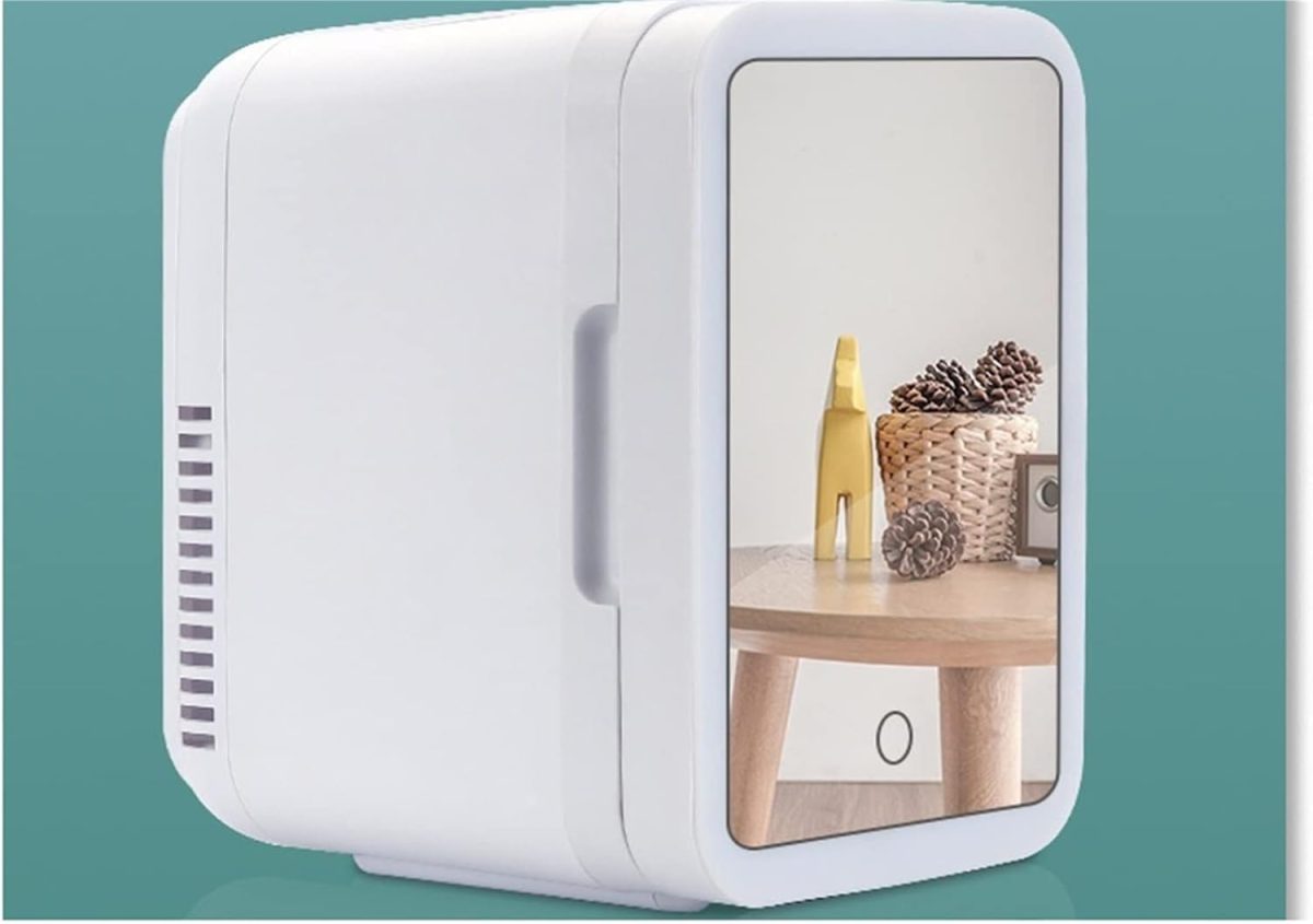 ⁦Avcbno Compact refrigerator Make Up Facial Mask For Refrigerator Make Up Mini Refrigerator Household Refrigerator Household Refrigerator⁩ - الصورة ⁦4⁩