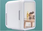 ⁦Avcbno Compact refrigerator Make Up Facial Mask For Refrigerator Make Up Mini Refrigerator Household Refrigerator Household Refrigerator⁩ - الصورة ⁦4⁩