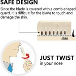 ⁦HANNEA® 3Pcs Manual Nose Hair Trimmer for Women, Portable Nose Trimmer for Man, Handheld 360-Degree Rotating Double Head Nose Hair Remover, 2 in 1 Nose Hair Trimmer for Women Man - Nose Cleaner Tool⁩ - الصورة ⁦2⁩