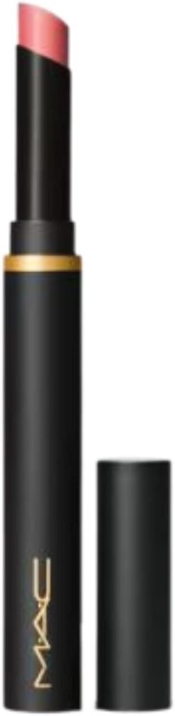 MAC Powder Kiss Velvet Blur Slim Stick Lipstick - 887 Peppery Pink (Soft Warm Pink)