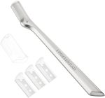 Tweezerman Eyebrow Razor with 3 Replacement Blades and Safety Cap
