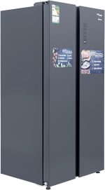⁦Super General 510 Net Capacity 18Cu.ft Side By Side Refrigerator-Freezer ‎With Digital Control And Temperature Display, No-Frost, Digital Control, Black, KSGR800SBS, 2 Year Warranty⁩ - الصورة ⁦4⁩