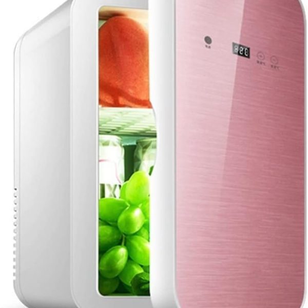 ثلاجة صغيرة محمولة متعددة الوظائف للمكتب من بي بي اف في جيه ار دي دي، ثلاجة صغيرة لمستحضرات التجميل ومستحضرات التجميل وتدفئة المشروبات للمنزل والسيارة