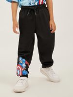⁦Styli Boys Avenger Printed Drawstring Waist Joggers⁩ - الصورة ⁦2⁩