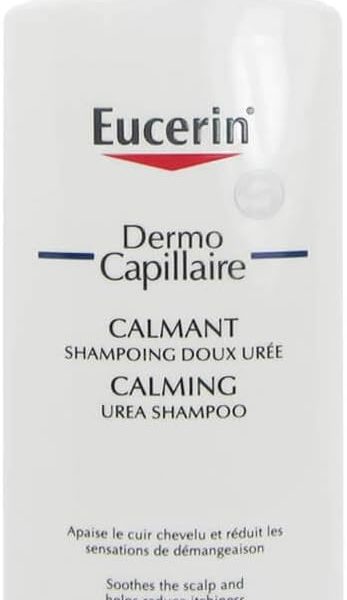 Eucerin DermoCapillaire Dry & Itchy Scalp 5% Calming Urea Shampoo, Nourishes and Relieves Dry and Itchy Scalp, Healthy Shine and Supple Hair, 250ml