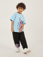 ⁦Styli Boys Avenger Printed Drawstring Waist Joggers⁩ - الصورة ⁦3⁩