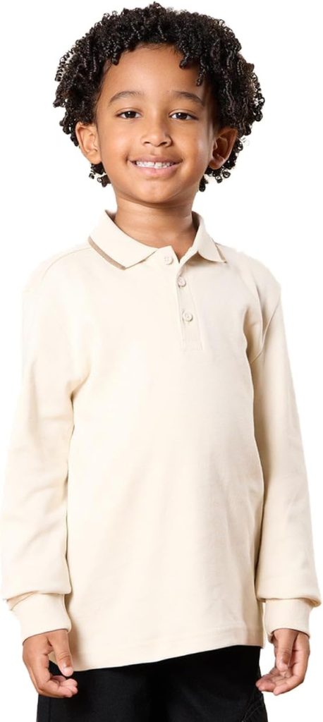 REDTAG Boys Long Sleeve Polo Shirt