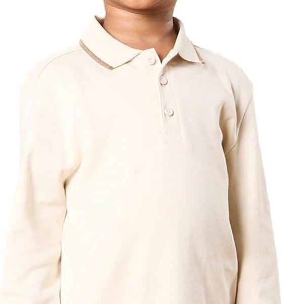 REDTAG Boys Long Sleeve Polo Shirt