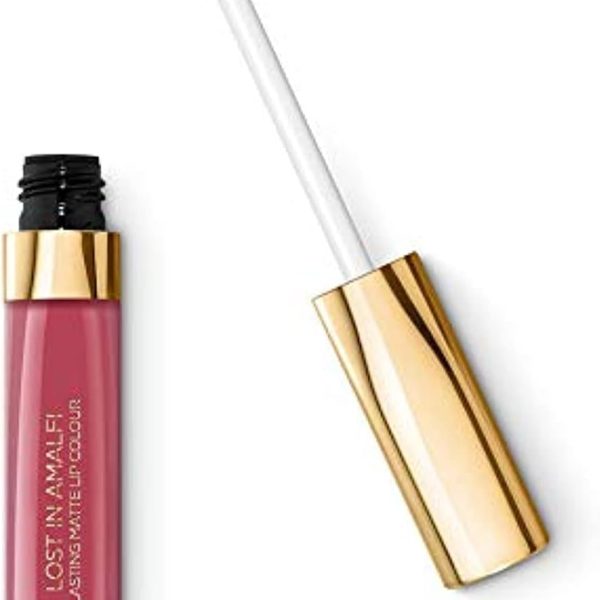 KIKO Milano lost in amalfi lasting matte lip colour Liquid Lipstick MakeUp (08 Deep Pomegranate)