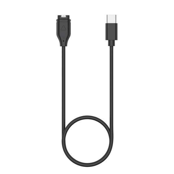 Zoye for Garmin Watch Charger, USB/Type C Charging Cable for Garmin Fenix 7 7S 7X 6 6S 6X 5 5S, Forerunner 945 45 45S 245 Music, Vivoactive 5 4 4S 3, Venu Sq 2 2S, Instinct (USB C 50CM)