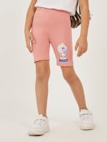 ⁦Styli Girls Minnie Print Elastic Waistband Shorts⁩ - الصورة ⁦2⁩