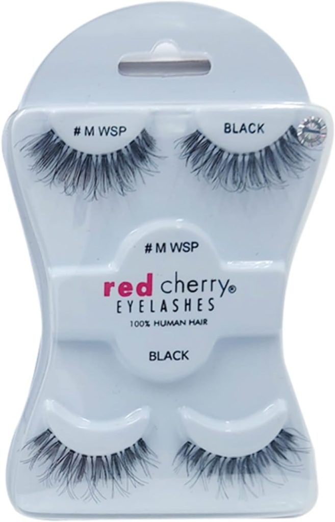 Red Cherry False Eyelashes 2-Pair, No. M WSP