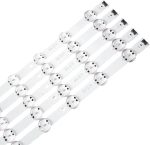⁦XSGZFC 5Pcs 823mm for L/G 75inch LED Backlight TV Strip 11Leds 6V CSP SSC_Trident_75UK65 75UK6200PCB 75UK6190PUB 75UK6570PUD 75UM7570AUE⁩ - الصورة ⁦2⁩