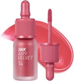 Peripera Ink Airy Velvet 14 Rosy Pink, 0.14 Fl Oz