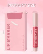 ⁦مجموعة اقلام ملمع شفاه، احمر شفاه سائل مات مقاوم للماء، مرطب، يدوم طويلا، انزلاق سلس، ظلال مثالية لاطلالة يومية لامعة او جريئة، لمسة نهائية خالية من العيوب⁩ - الصورة ⁦7⁩