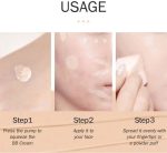 ⁦كاستويف كريم بي المرطب كلاسيك بيرفيكتينج الكل في واحد اساس وكونسيلر بتغطية كاملة تصحيح اللون يشرح لون البشرة بشكل طبيعي يوحد لجميع انواع كل الأنواع لفوري، متعدد الألوان⁩ - الصورة ⁦7⁩