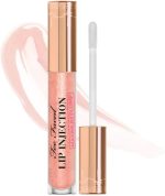 Too Faced Lip Injection Maximum Plump Extra Strength Lip Plumper Gloss | Hydrating, Volumizing, + Plumping, 0.14 Fl Oz, Cotton Candy Kisses