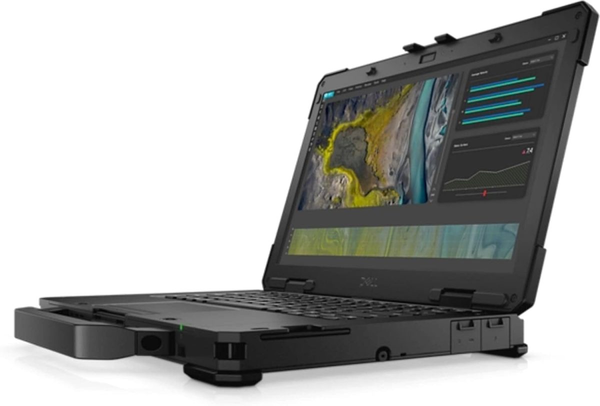 ⁦Dell Latitude Rugged 5430 Laptop (2022) | 14" 1920x1080 FHD | Core i5-1145G7-256GB SSD Hard Drive - 16GB RAM | 4 cores @ 4.4 GHz Win 11 Pro Silver⁩ - الصورة ⁦5⁩