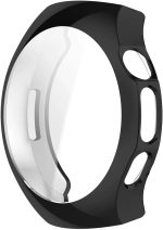 ⁦جراب حماية لساعة هواوي 5 46 ملم من ازوني مع واقي شاشة - تغطية كاملة من البولي يوريثين الحراري الناعم [حساس للمس] [مقاوم للخدش] [شفاف HD] ممتص صدمات حماية 360 درجة - اسود | متوافق مع ساعة هواوي 5 46⁩ - الصورة ⁦7⁩