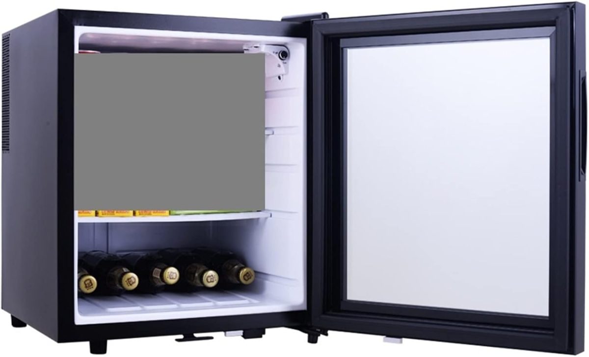 ⁦QBNZAXC Mini fridge Small Refrigerator Mini Table Top Cosmetic Refrigeration Portable Preservation Refrigerator 8L Hot And Cold Skin Care Fridge⁩ - الصورة ⁦3⁩