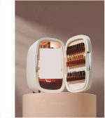 ⁦XXCFVFG Small refrigerator Mini Cosmetic Refrigerator Single Door Skin Care Product Beauty 12L Simple Beauty⁩ - الصورة ⁦2⁩