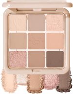 Shimmer Matte Nude Pink Eyeshadow Palette, Long Lasting Eyeshadow, Waterproof, Cruelty Free, 9 Coloer Blendable Shades in Soft Finishes With Beautiful Pearls
