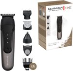 Remington Multi-Hair Trimmer & Beard Trimmer Men's ONE [Includes 10 Attachment Heads/Combs] Hair Trimmer, Beard Trimmer, Twill/Nose & Ear Trimmer (Waterproof, Lithium) Multi-Groomer PG760