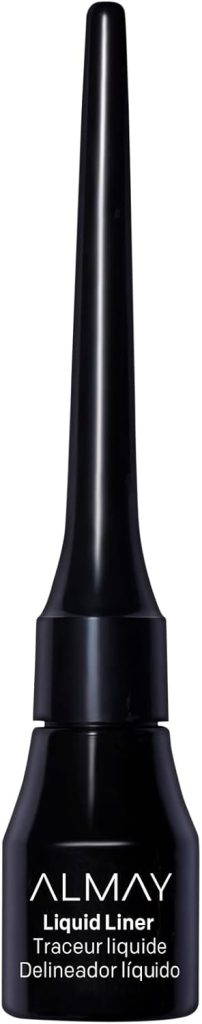 محدد العيون السائل من ألماي، مقاوم للماء ويدوم طويلاً، لا يسبب الحساسية، خالٍ من القسوة على الحيوانات، خالٍ من العطور، تم اختباره من قبل أطباء العيون، 221 أسود، 0.08 أونصة، وامض