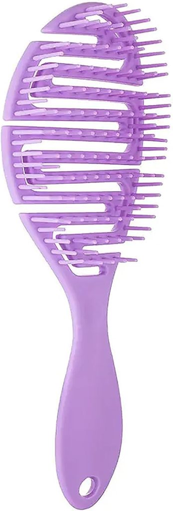 فرشاة فك تشابك الشعر من تول هاوس، مشط تصفيف مجعد، مشط شعر ناعم، رطب وجاف، للشعر الكثيف والمجعد والرطب، مناسبة لجميع انواع الشعر