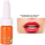 Tattoo Ink, Professional No Irritation Pigment 10ml Tattoo Supply for Eyebrow Tattoo, Lip Tattoo and Eyeliner Tattoo(Orange Red(Lip)) - الصورة 3