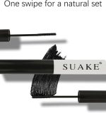 ماسكارا طبيعية خفيفة الوزن ومقاومة للماء وتدوم طويلاً للحصول على كثافة رموش كثيفة ومجعدة تخلق مظهرًا ثلاثي الأبعاد وتزيد من اتساع العينين اي اند وين أسود - الصورة 3