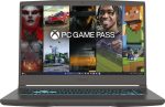 ⁦MSI Thin 15 Gaming Laptop | 15.6" FHD IPS 144Hz | Intel 8-core i5-13420H (>i7-11800H) | 32GB DDR4 2TB SSD | GeForce RTX 4050 | Backlit USB-C Win11Pro w/DLCA Accessory⁩ - الصورة ⁦2⁩