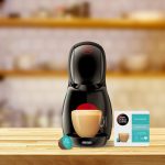 ⁦DeLonghi Nescafé Dolce Gusto Piccolo XS Pod Capsule Coffee Machine, Espresso, Cappuccino and more, EDG210.B, 0.8 liters, Black & Red⁩ - الصورة ⁦6⁩
