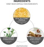 ⁦أمبولة بشرة الوجه أنا آسف على بشرتي ، مصل كوري للعناية بالبشرة للوجه مع البروبوليس والأدينوزين والنياسيناميد، مضاد للتجاعيد ومغذي (أمبولة شعاع العسل)، 30 مل⁩ - الصورة ⁦5⁩