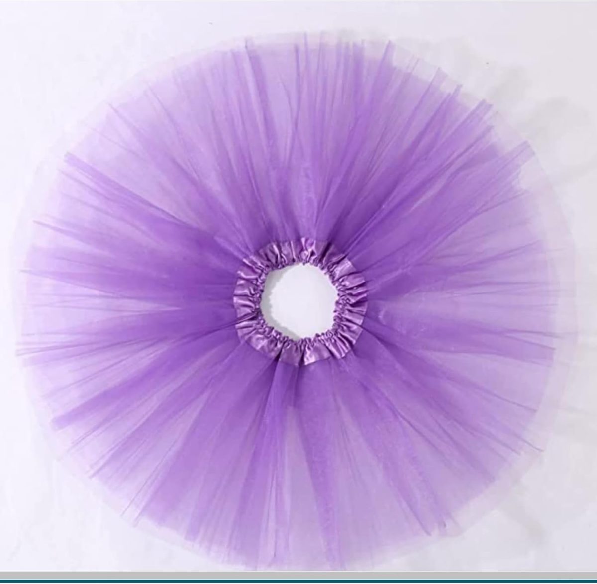 ⁦THE WHITE SHOP Kids Tutu Skirts 3 Layered Tulle, Fit Most 4-11 yrs Little & Big Girls for Dance Party Costume⁩ - الصورة ⁦4⁩