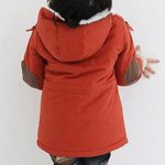 ⁦EISHOW baby-boys Soft Unisex Boys Girls Thick Hooded Jacket Casual Warm Faux Fur Coat 1-12 Years (pack of 1)⁩ - الصورة ⁦3⁩