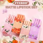4 Colors Tube Lipstick Set, Mate Velvet Lipstick Moisturizer and Smooth, Red Lip Stain Long Lasting 24 Hours Waterproof Lip Tinet - الصورة 5