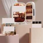 ⁦XXCFVFG Small refrigerator Mini Cosmetic Refrigerator Single Door Skin Care Product Beauty 12L Simple Beauty⁩ - الصورة ⁦3⁩