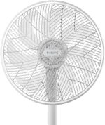 ⁦Philips Pedestal Fan 2000 Series - Fan Airflow 2562 m³/h, Ultra Quite, Tiltable & Oscillating, 40cm Head Diameter, Adjustable Height, White - CX2550/00⁩ - الصورة ⁦2⁩