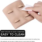 ⁦Pretty memory Lash Mannequin Head with 2 Pairs of Removable Lash Practice Eyelids, Realistic Eyelash Mannequin Head, Soft-Touch Lash Extension Supplies Lash Tech Supplies for Practice⁩ - الصورة ⁦5⁩