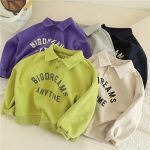 ⁦L&Wen Boys Long Sleeve Polo Shirt⁩ - الصورة ⁦3⁩