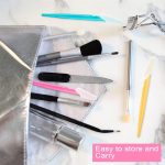 ⁦HFATMOS 12 Pcs Eyebrow Razor, Multipurpose Exfoliating Dermaplaning Tool for Face, Facial and Eyebrow Shaper with Precision Cover for Women Men, Easy to Use⁩ - الصورة ⁦7⁩